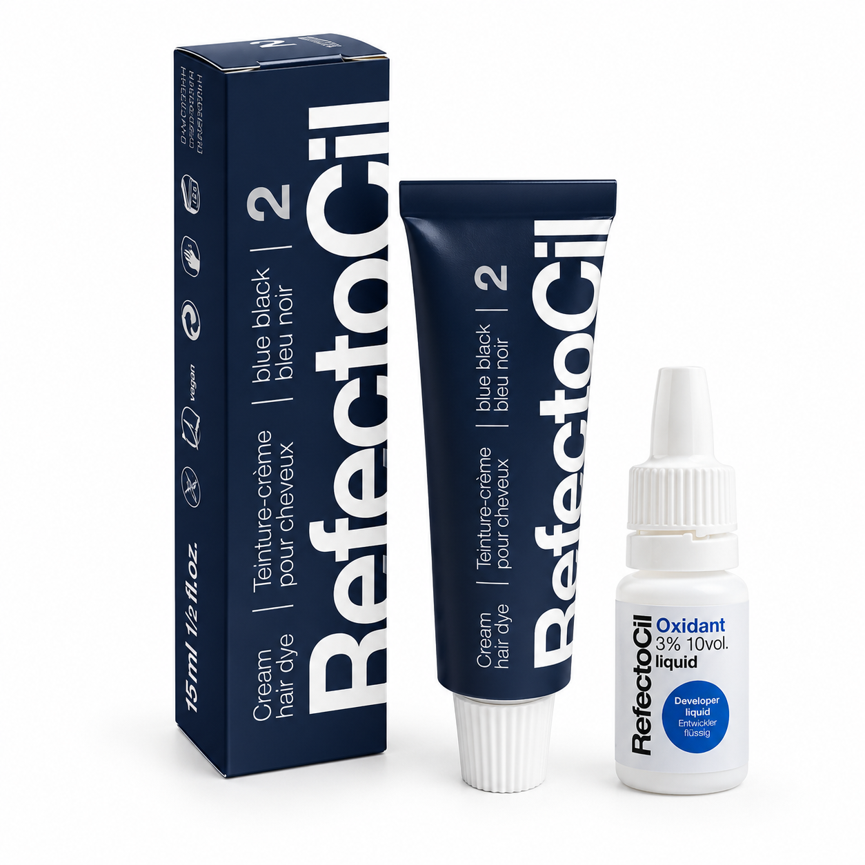 رنگ‌ مژه و ابرو با اکسیدان ریفکتوسیل Refectocil